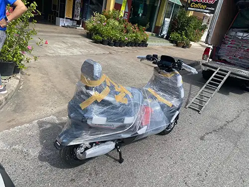 ขนส่งมอเตอร์ไซค์ข้ามจังหวัด