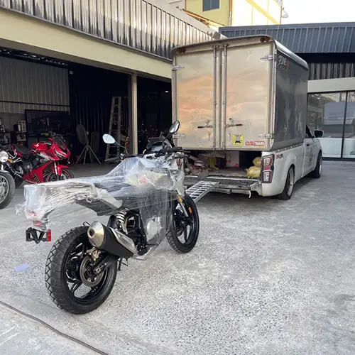ส่งรถมอเตอร์ไซค์